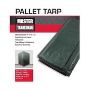 Master Tradesman 5 ft x 4 ft x 4 ft Pallet Tarp Cover, Green/Brown 139163